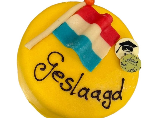 Geslaagd taartje